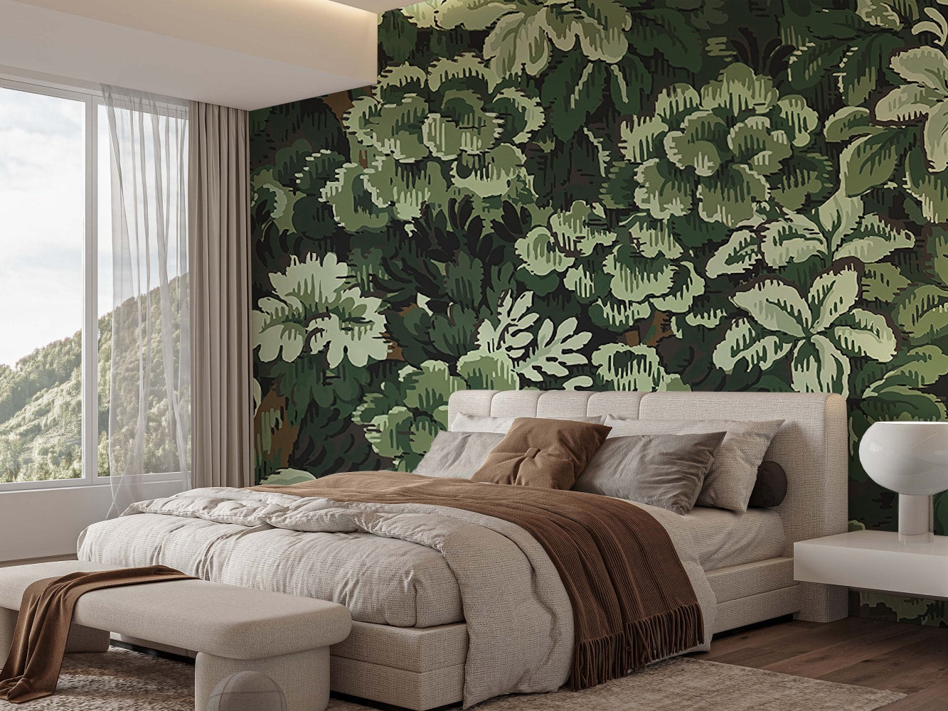 wallpaper forest for bedroom