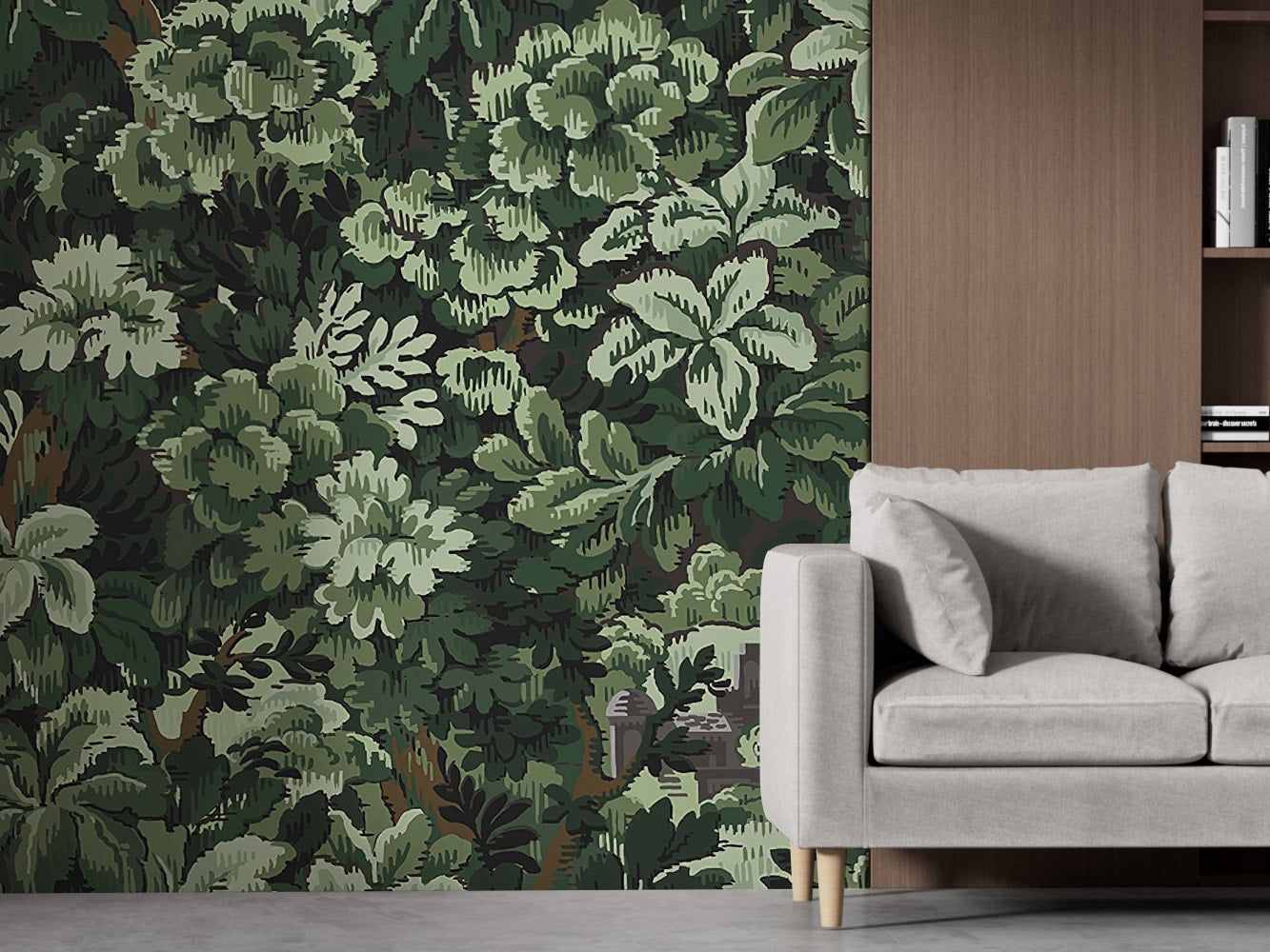 nature forest wallpaper for living room