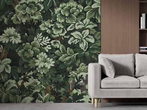 nature forest wallpaper for living room