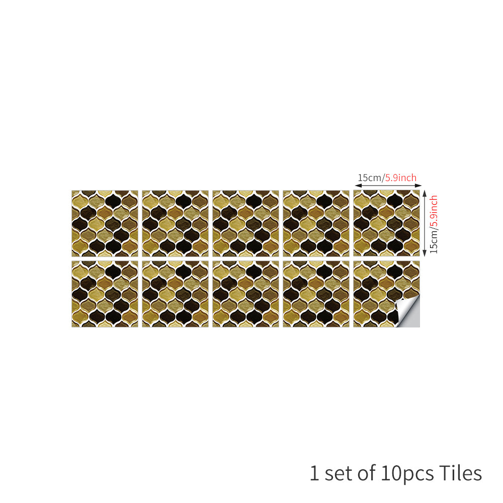 Black and Gold Stone Texture Wallpaper Tiles Stickers Peel and Stick