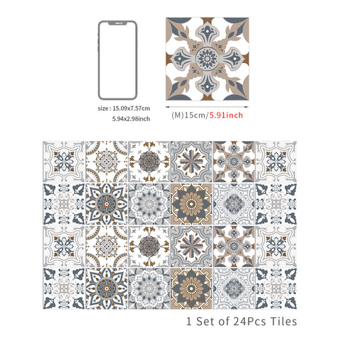 Neutral style tile stickers: create a quiet and elegant space atmosphere