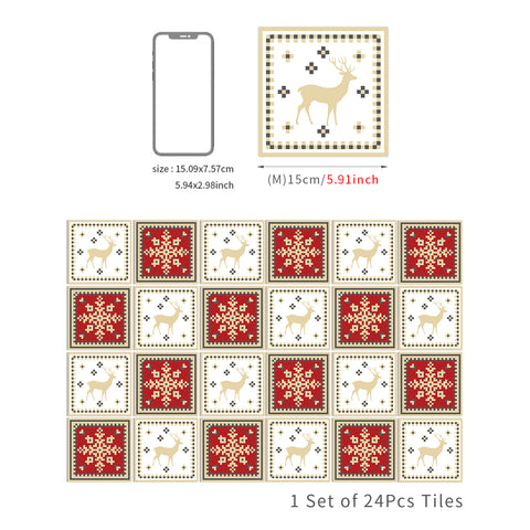 Christmas style tiles: create a warm and festive atmosphere