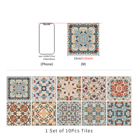 Retro style: the artistic revival of tile stickers