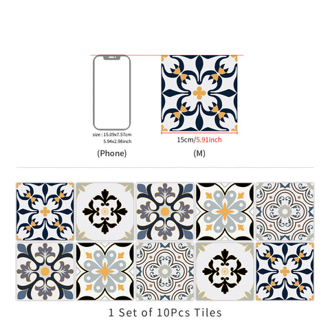 Fresh and elegant: the fashionable aesthetics of tile stickers