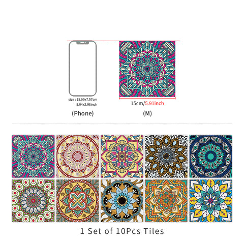 Exotic style: the artistic journey of tile stickers