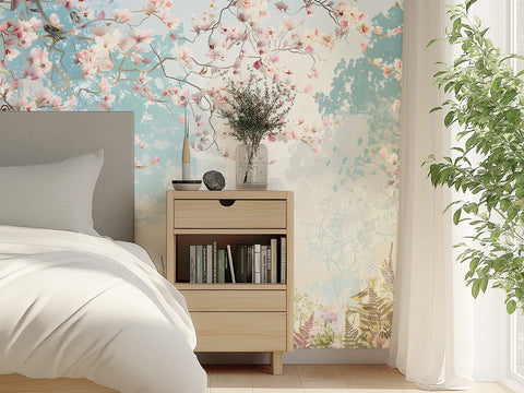 forest wall wallpaper for bedroom