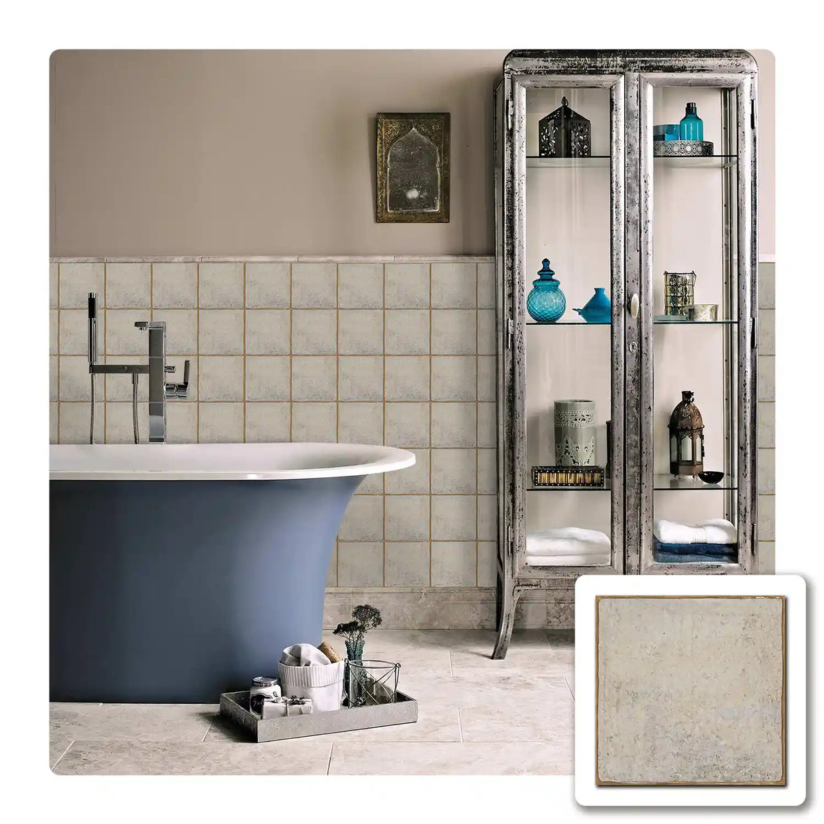 Provence Wall Stickers Thickened Crystal Film and Residue Free Removal, DIY Wall Tiles for Kitchens, Bathrooms, Bedrooms, and Offices