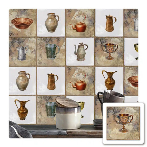 Add Charm with Vintage Nostalgia Brick Decals Easy Peel and Stick Retro Wall Stickers for Living Rooms and Offices
