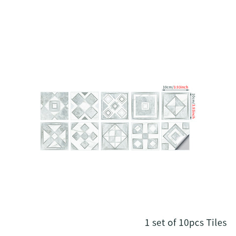 Elegant gray tone: the modern and simple style of tile stickers