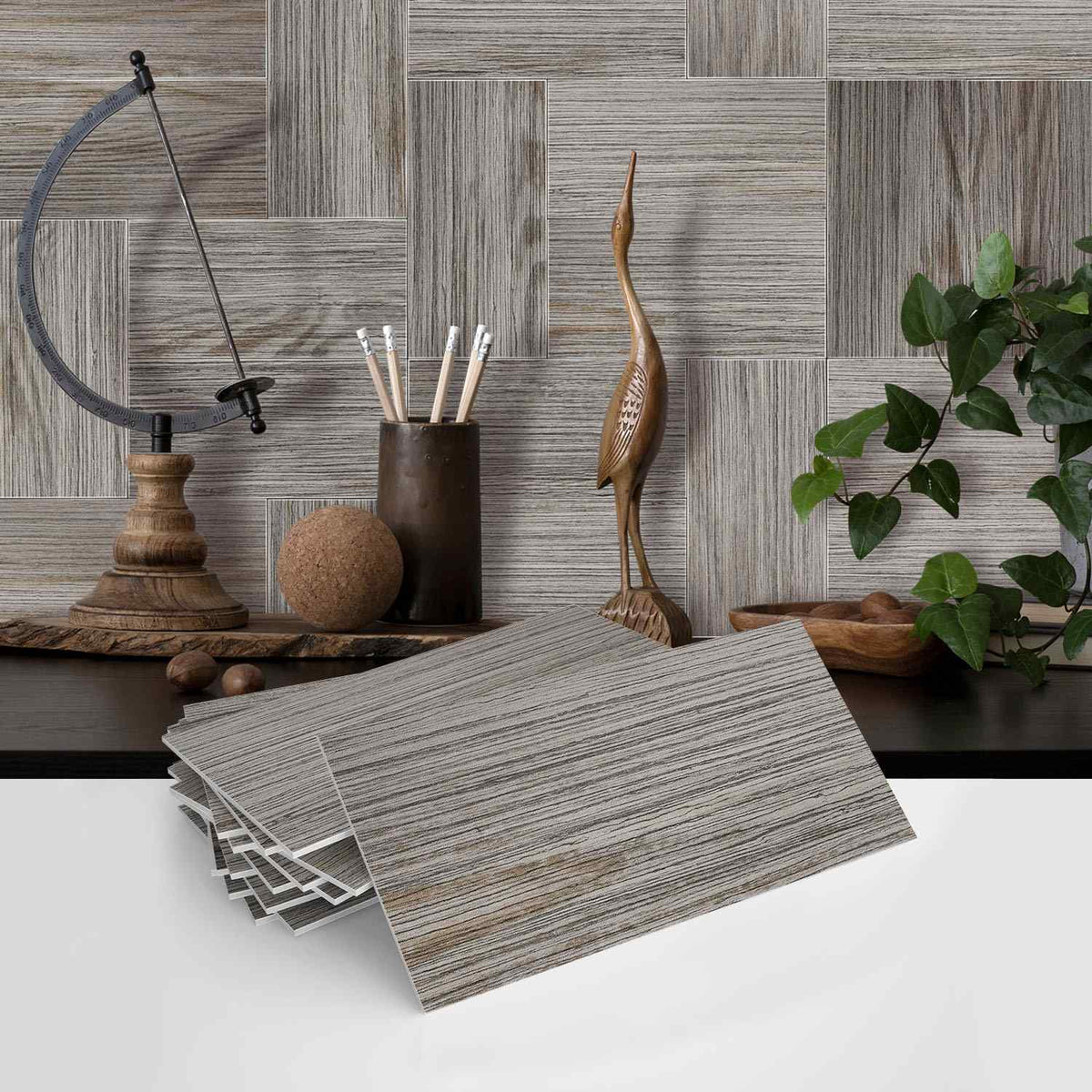 Stick On Wall Tiles for Kitchen Backsplash and Bathroom, Self-Adhesive and Waterproof Tile Stickers  for Easy Home Decor