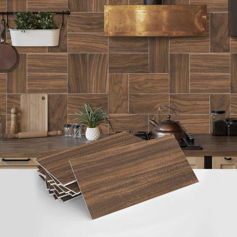 Self-Adhesive Retro Tile Stickers for Kitchen and Bathroom Backsplash, Easy to Install and Waterproof for Home Decoration