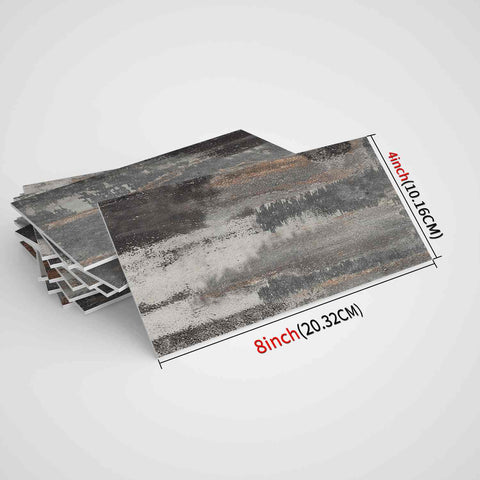Stick On Wall Tiles for Kitchen Backsplash and Bathroom, Self-Adhesive and Waterproof Tile Stickers  for Easy Home Decor