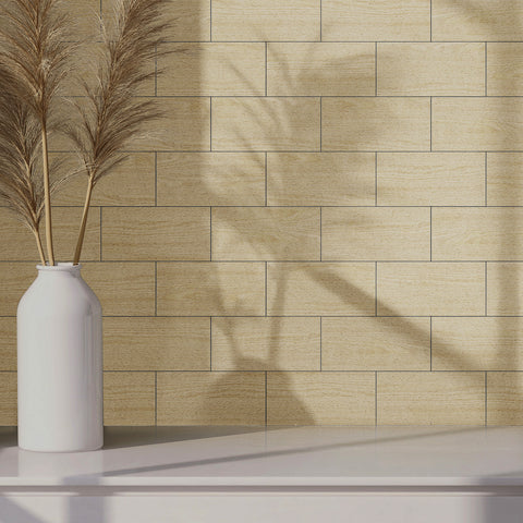 Warm Beige Wood Texture Wallpaper - Perfect for Any Room Design