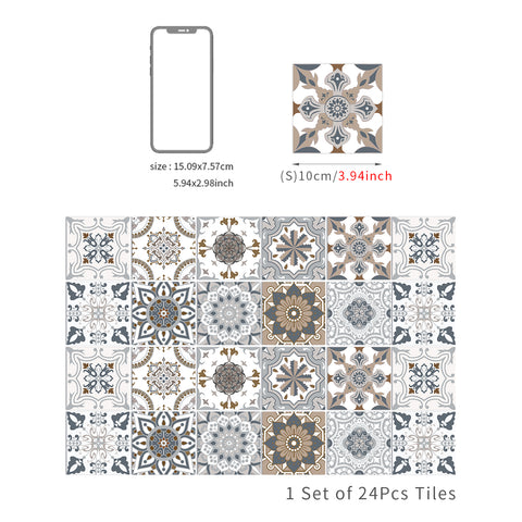 Neutral style tile stickers: create a quiet and elegant space atmosphere