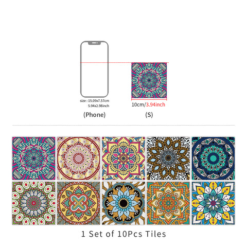 Exotic style: the artistic journey of tile stickers