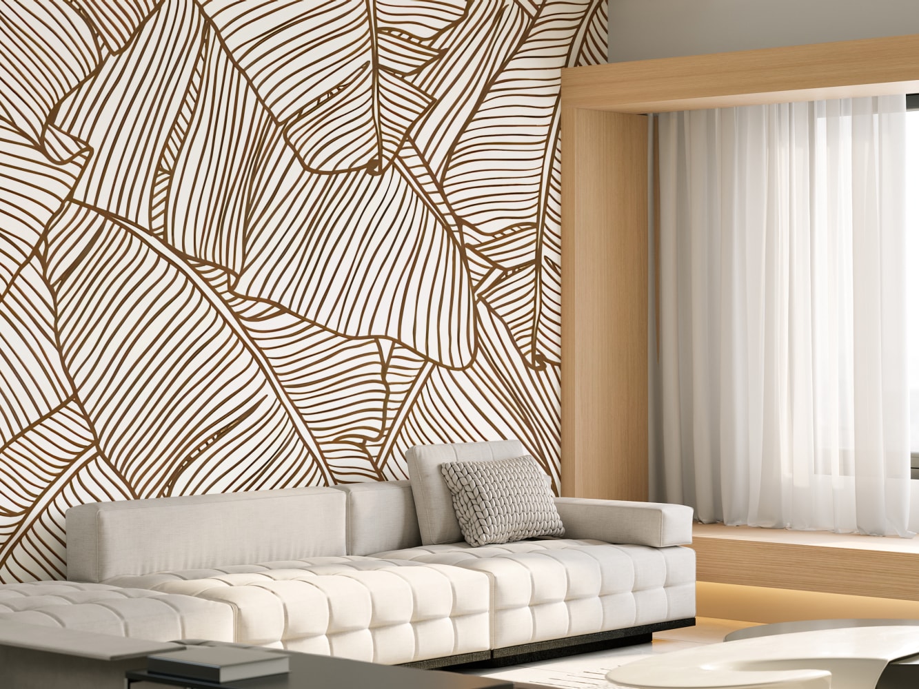 beautiful forest wallpaper for living room
