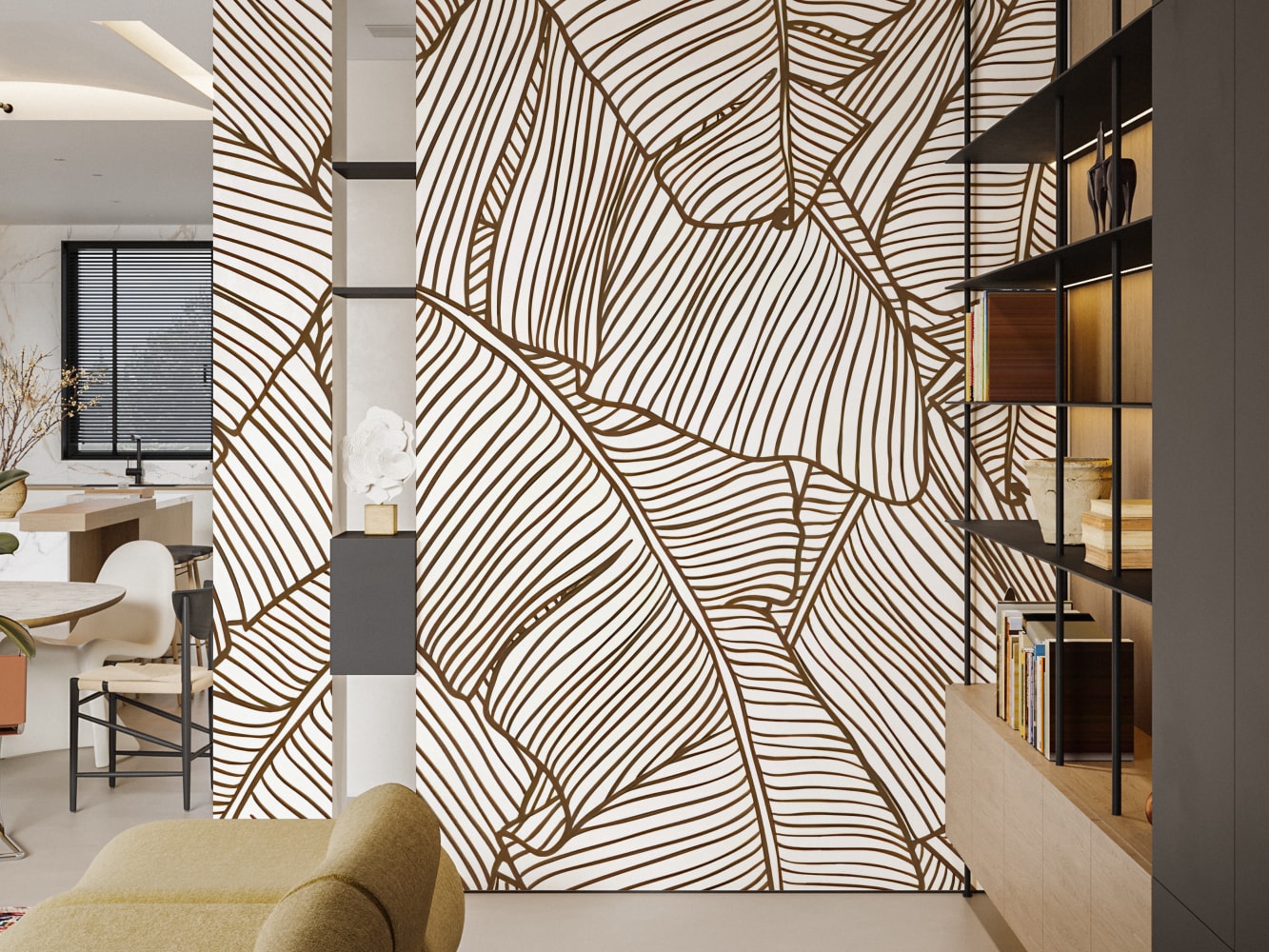 forest wallpaper mural for livingroom
