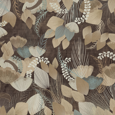 dark floral pattern wallpaper