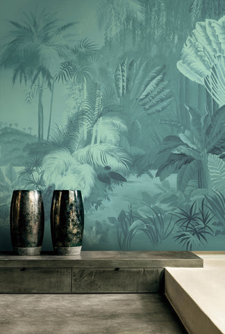 Dreamy Tropical Forest Wallpaper