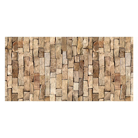 Light Brown Textured Stone Wallpaper Tile Stickers Rustic Rock Wallpaper 3d Stone