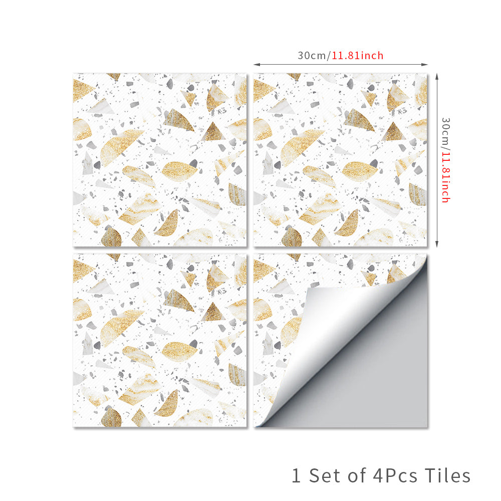 Gold Fragment Pattern Modern Tile Stickers