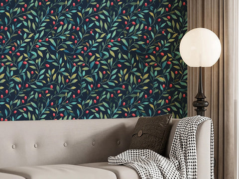 wallpaper forest for livingroom