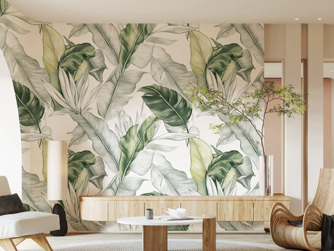 beautiful forest wallpaper for living room