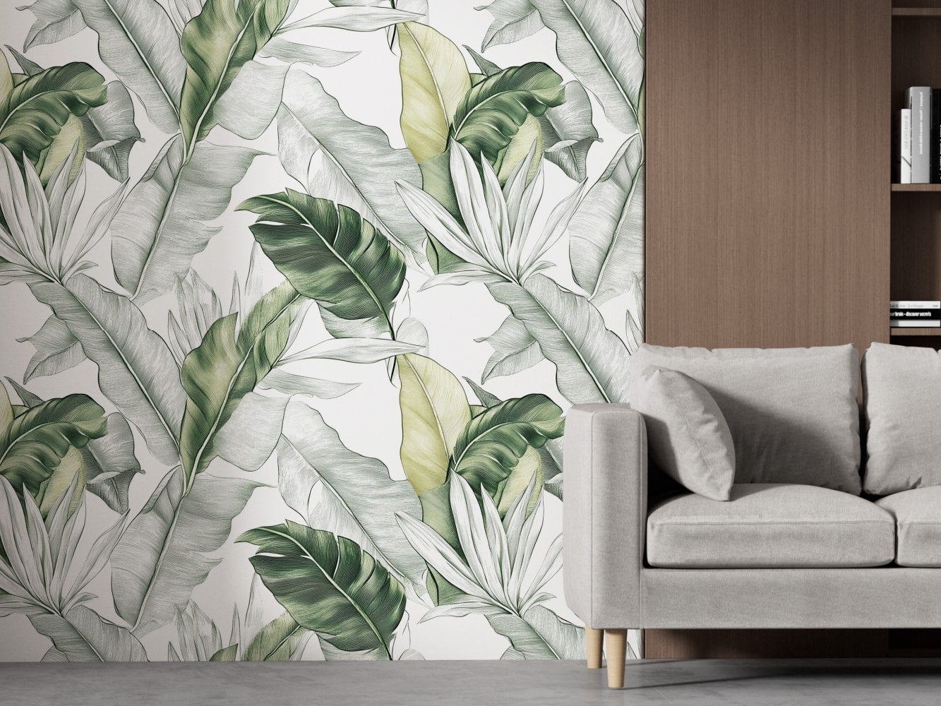 wallpaper forest fantasy for living room
